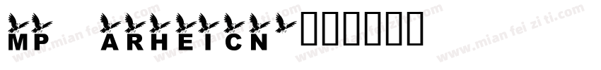 MP ARHeiCn3字体转换